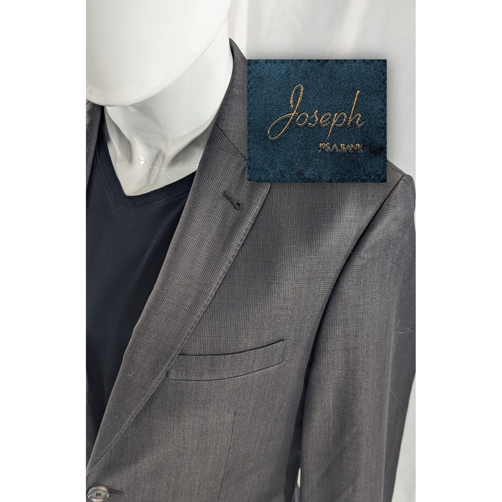 Jos. A. Bank Blazer Sport Coat Suit Jacket 100% Wool Slim Fit‎ 39R 40" Chest EUC